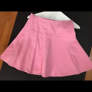 Tibi Skirt Size 2 Pink Flared Skater Mini A line